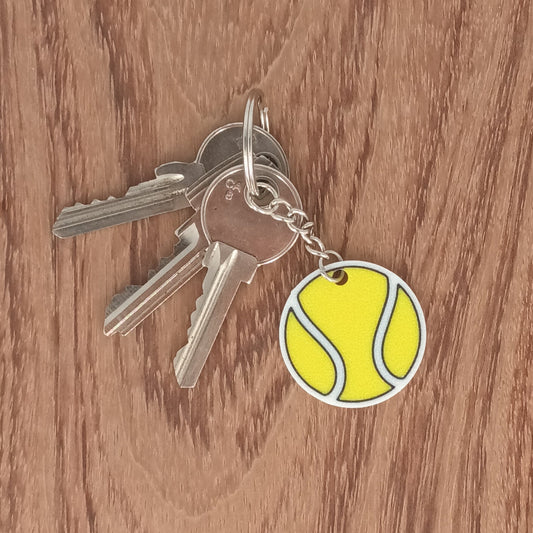 Porte-clé balle de Tennis