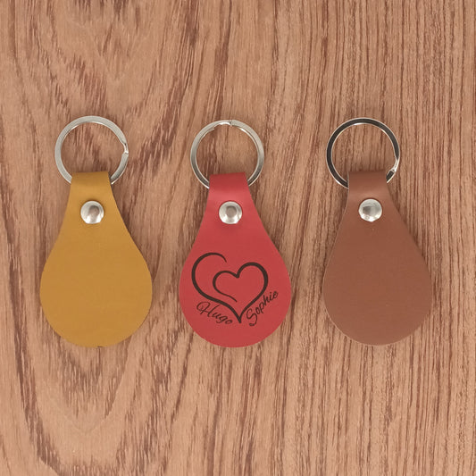Porte-clé similicuir Amour
