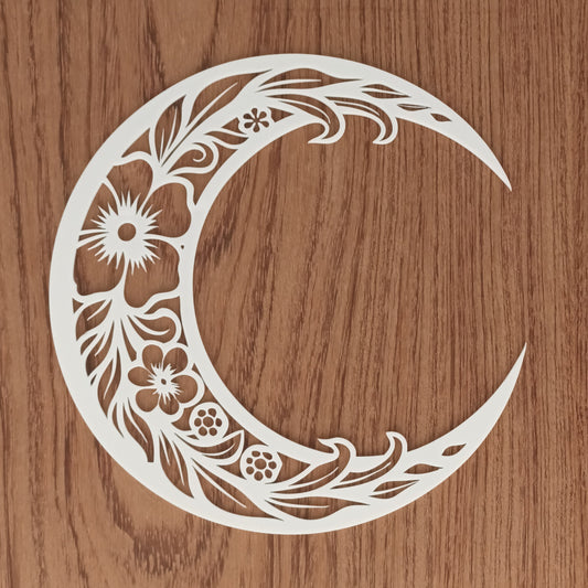 Décoration Lune Florale