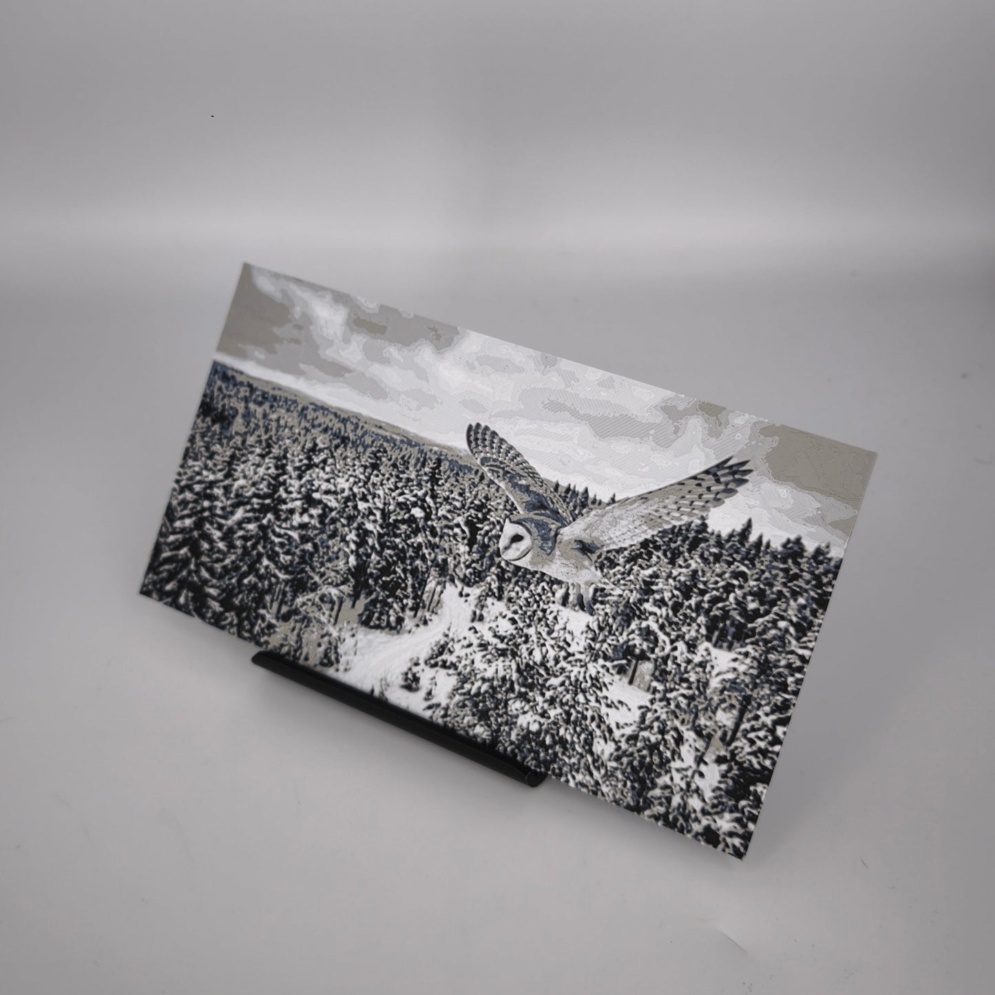 Hueforge Chouette Forêt