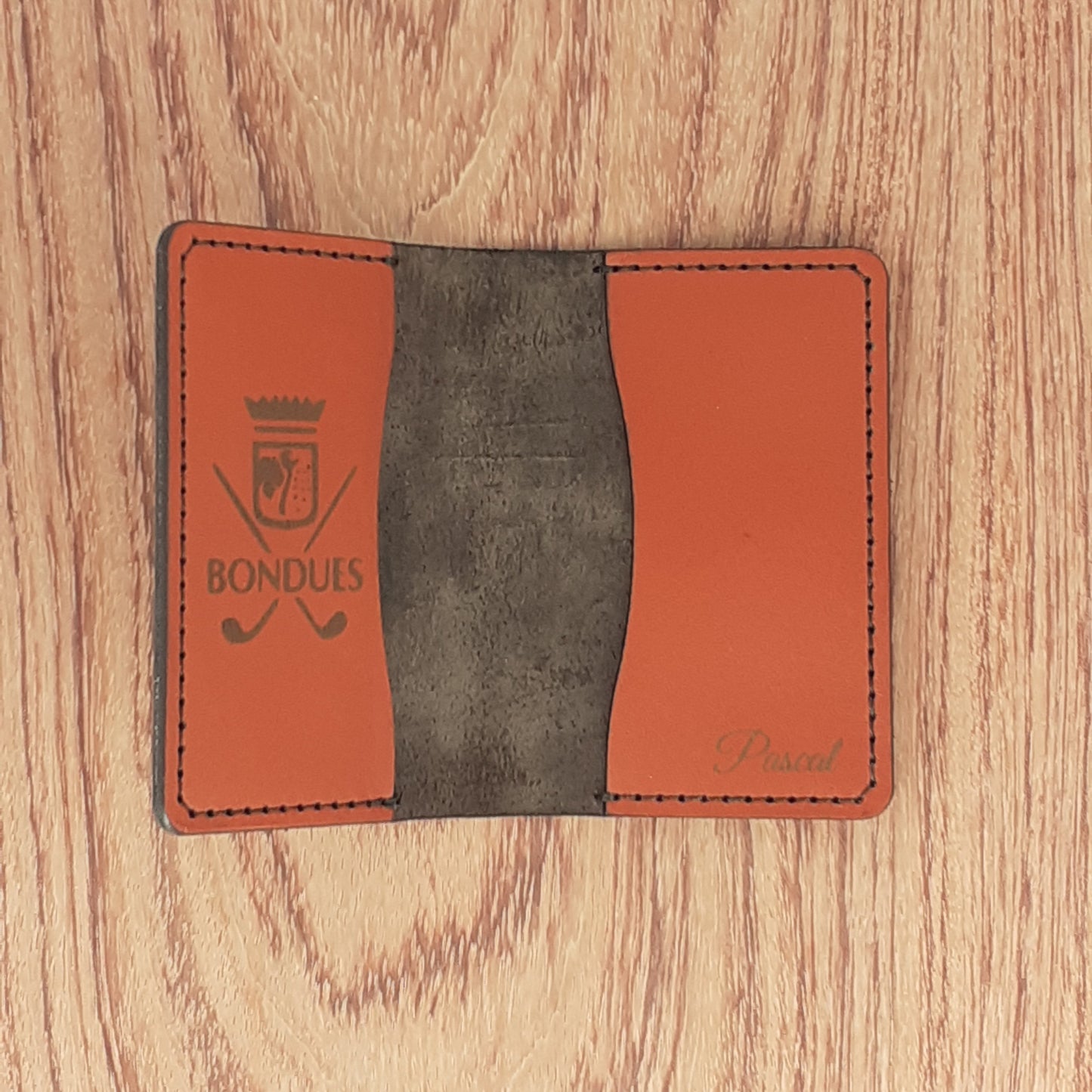 Porte Carte en Cuir Français Personnalisé