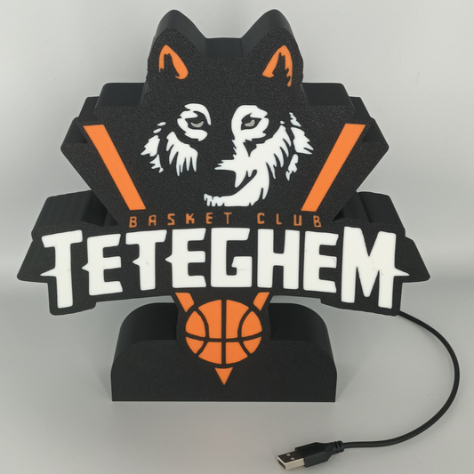 Lampe de chevet d'un club de Basketball