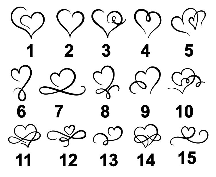 Porte-clé similicuir Amour