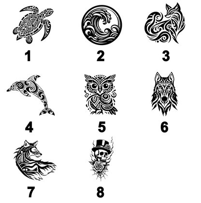Porte-clé similicuir Tribal