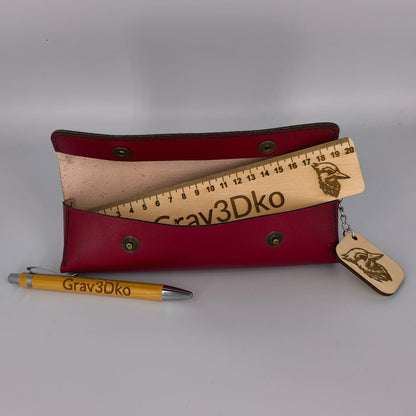 Trousse en Cuir Français