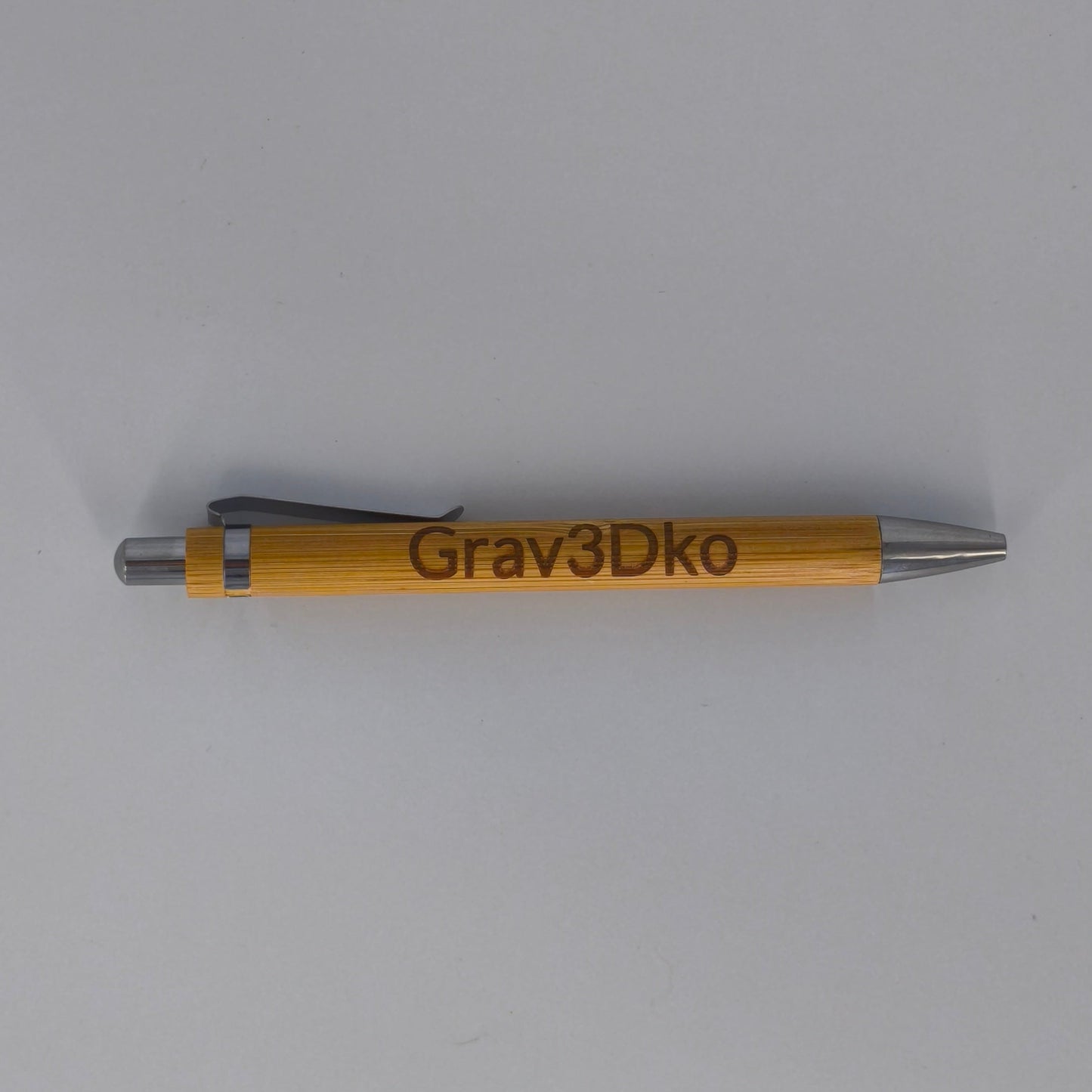 Crayon en bambou à personnaliser