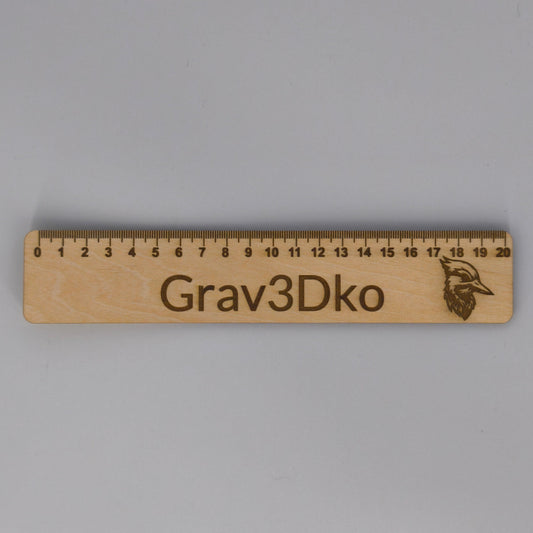 Règle Personnalisée en Bois