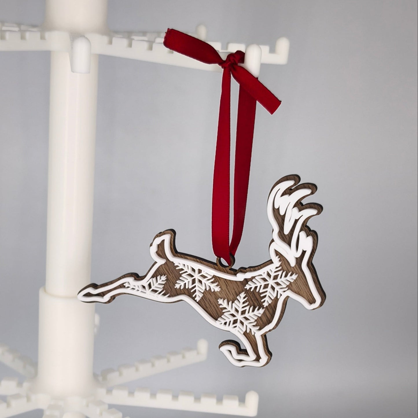 Boule de Noël Cerf Flocon