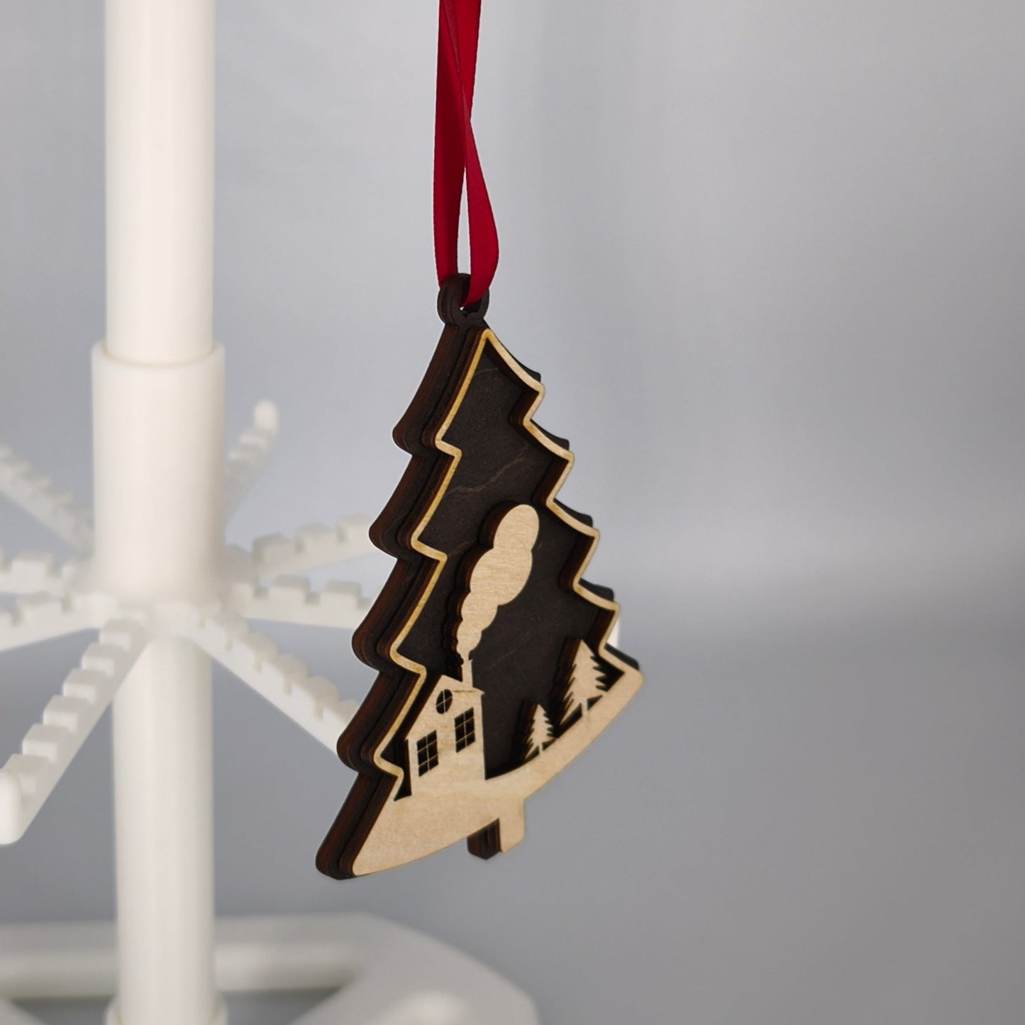 Boule de Noël Sapin Bois