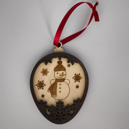 Boule de Noël Bonhomme de neige