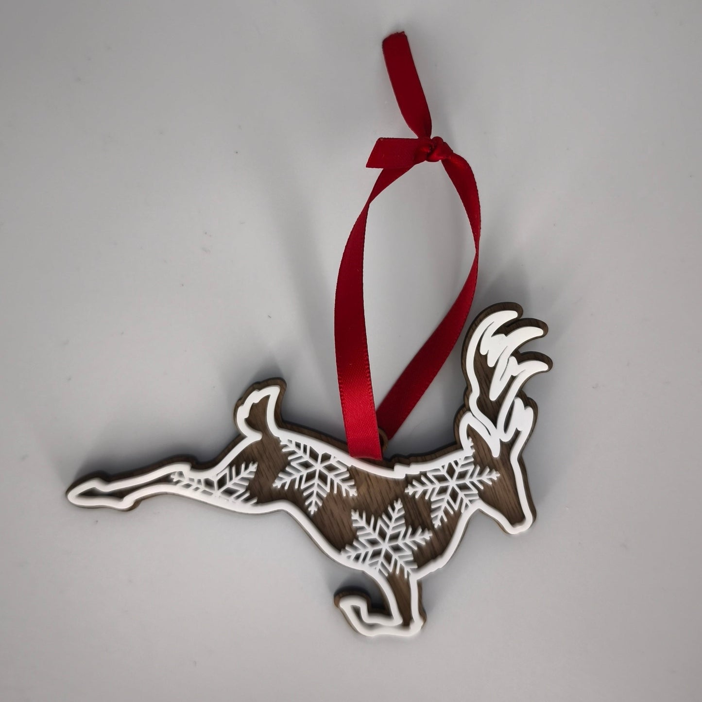 Boule de Noël Cerf Flocon