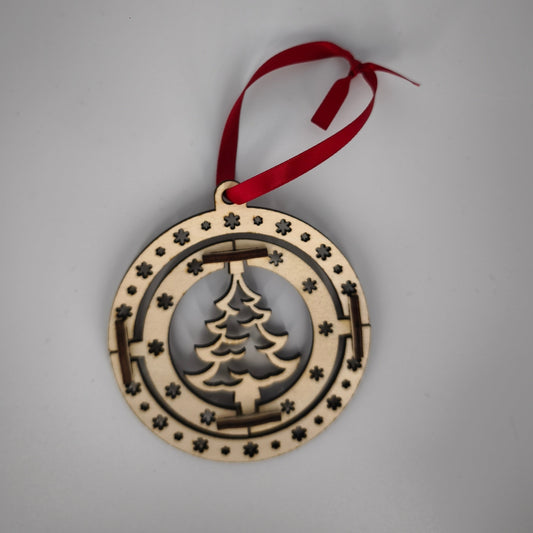 Boule de Noël Sapin Sphères articulées