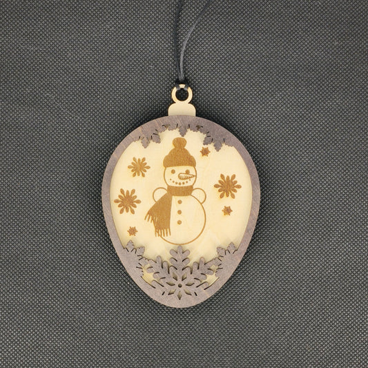 Boule de Noël Bonhomme de neige