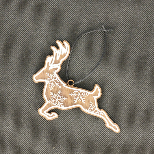 Boule de Noël Cerf Flocon