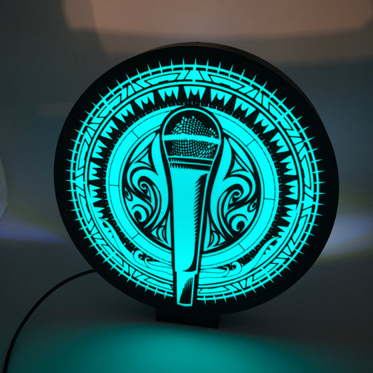 Lampe d'ambiance avec logo personnalisé