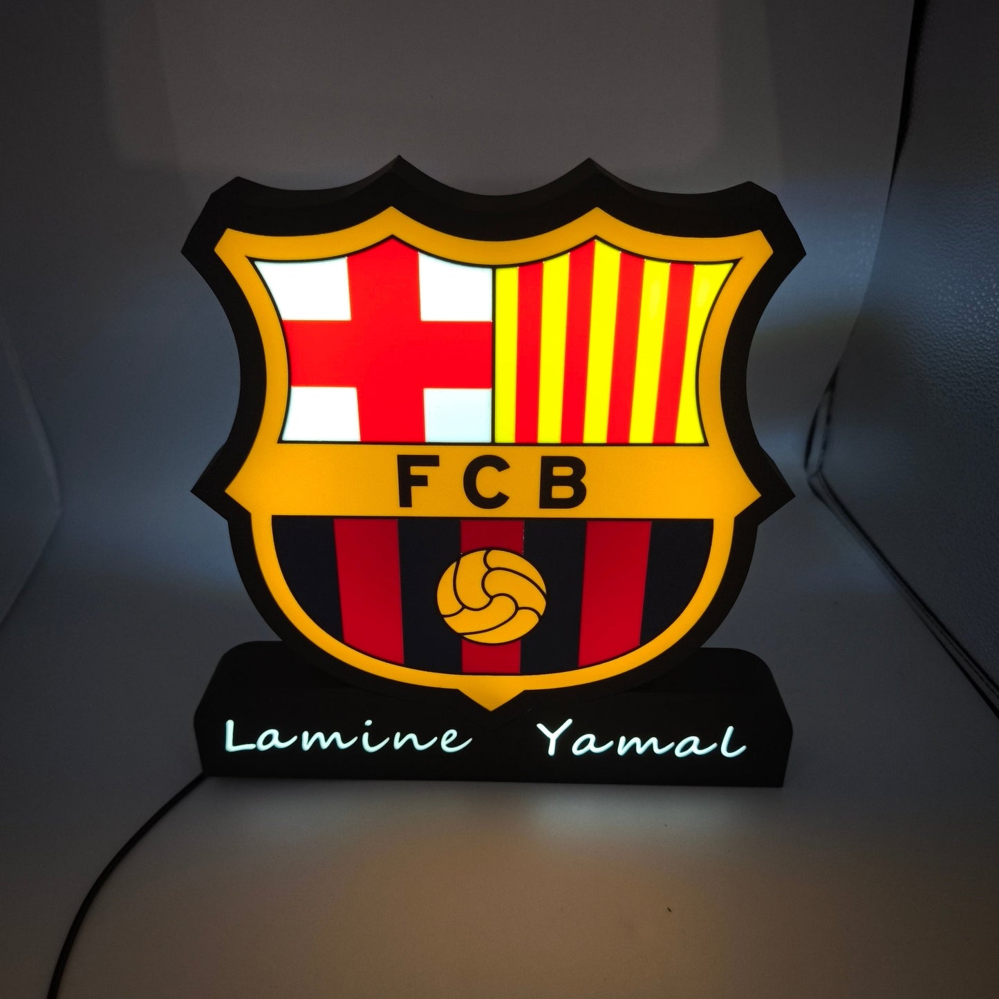 Lampe d'ambiance avec logo personnalisé