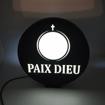 Lampe d'ambiance avec logo personnalisé