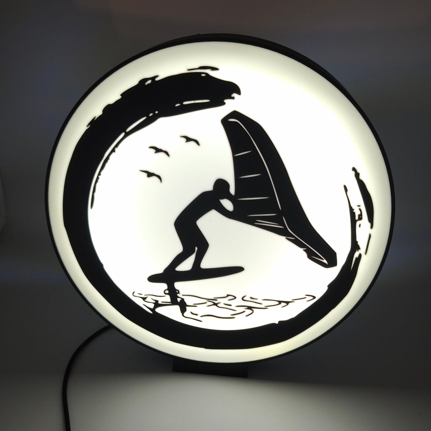 Lampe d'ambiance avec logo personnalisé