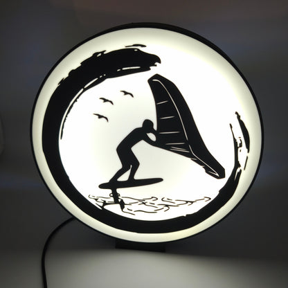 Lampe d'ambiance avec logo personnalisé