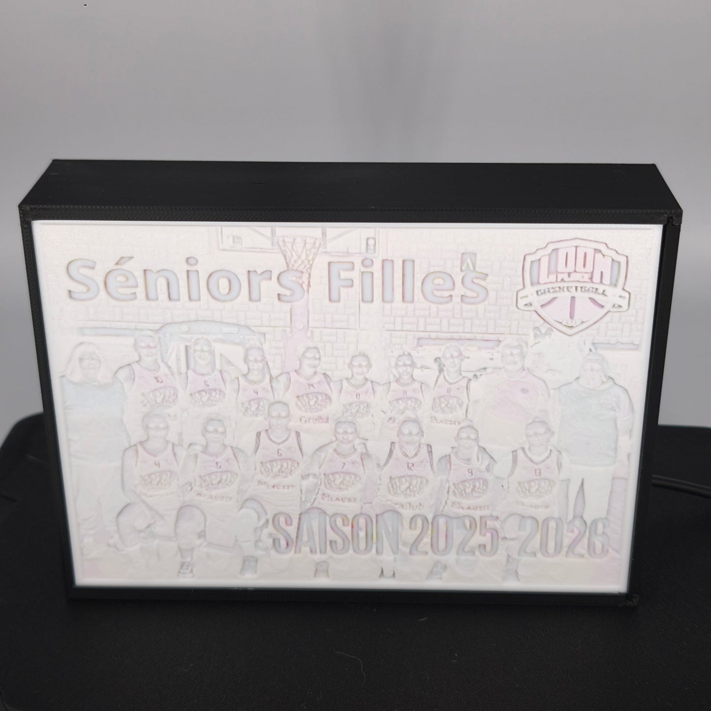 Votre Photo de sport en Litophanie