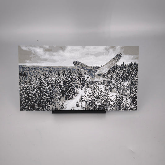 Hueforge Chouette Forêt